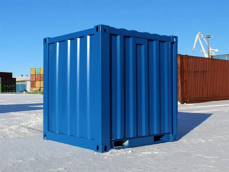 10ft x 8ft Wind & Watertight Steel Storage Container – Used, Forklift-Friendly - Image 5