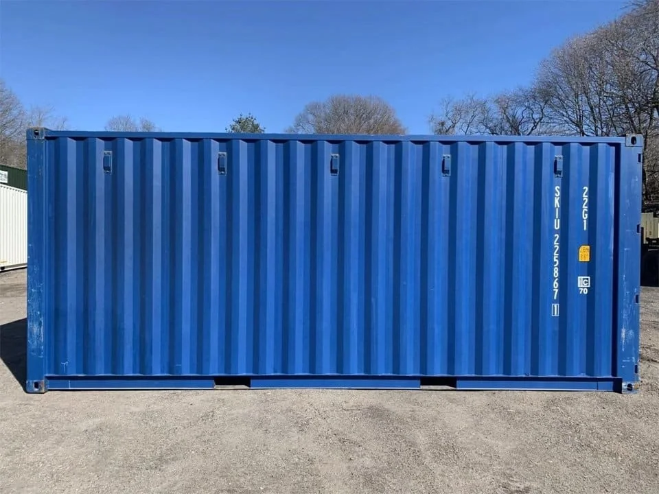 20′ x 8′ x 8.5′ Tall– New Shipping/Storage Container – Wind and Watertight – Blue - Image 3