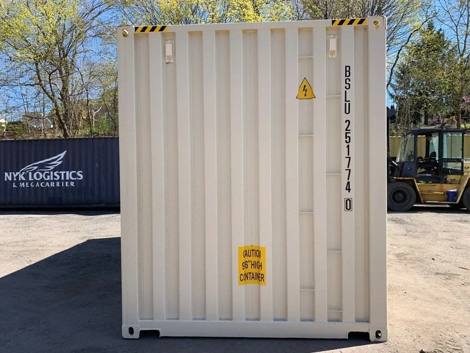 20′ x 8′ x 9.5′ Tall– New High Cube Shipping/Storage Container – Wind and Watertight – Beige - Image 4