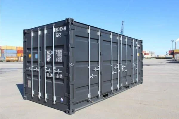 20ft High Cube Shipping Container – Side Opening Hazardous Waste Storage (One Trip, 9ft 6in High, USA Delivery)