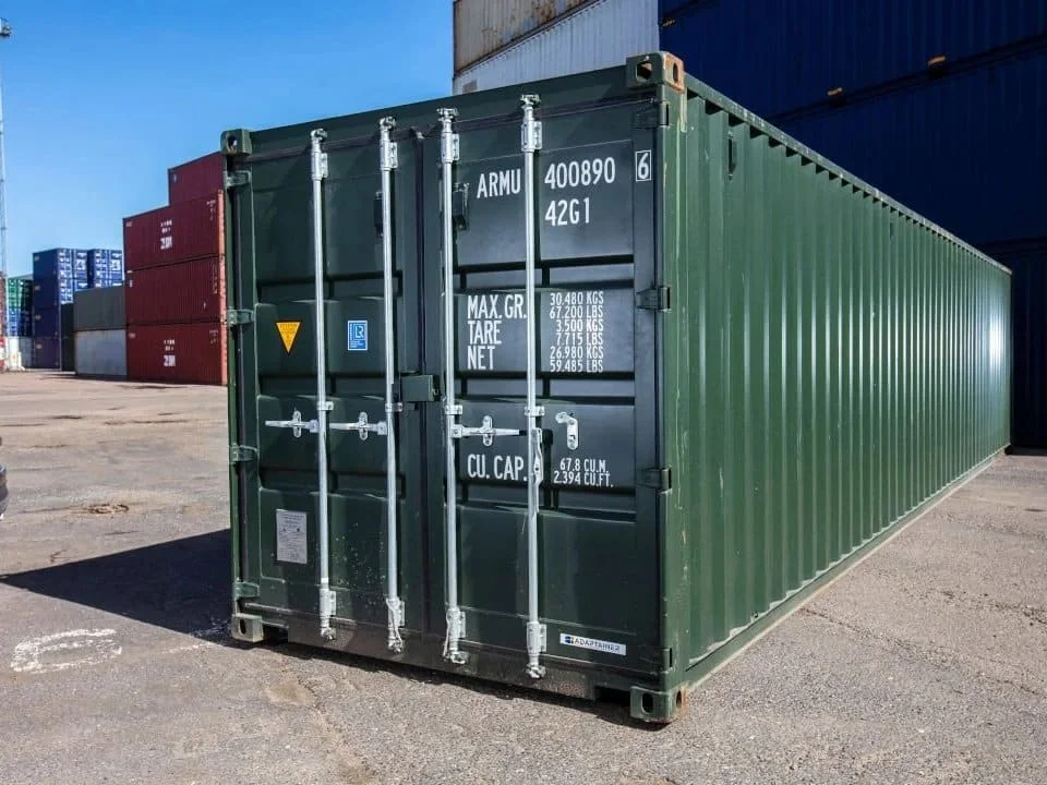 40 Ft High Cube Shipping Container for Sale – Extra Tall Steel Storage Container - Image 4