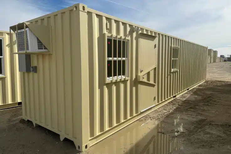 40ft Mobile Office Shipping Container with Storage (18/22) (40HCMOS1822) - Image 2