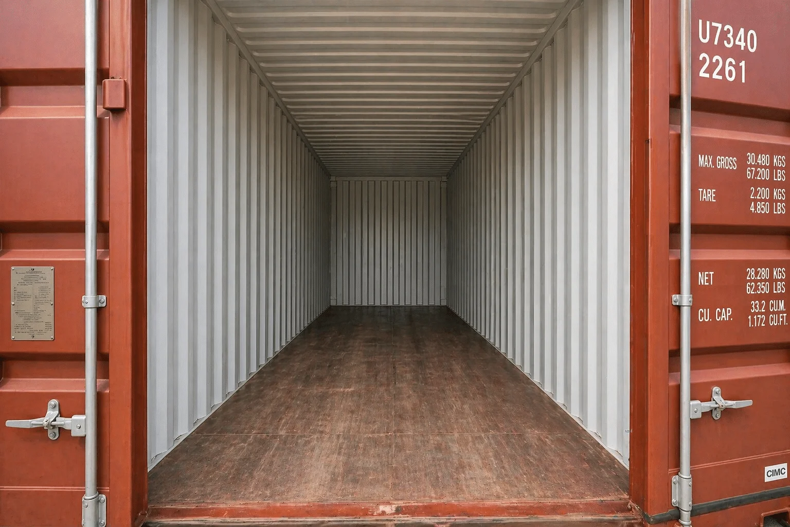 20ft Standard Wind and Watertight Shipping Container for Sale - Image 5