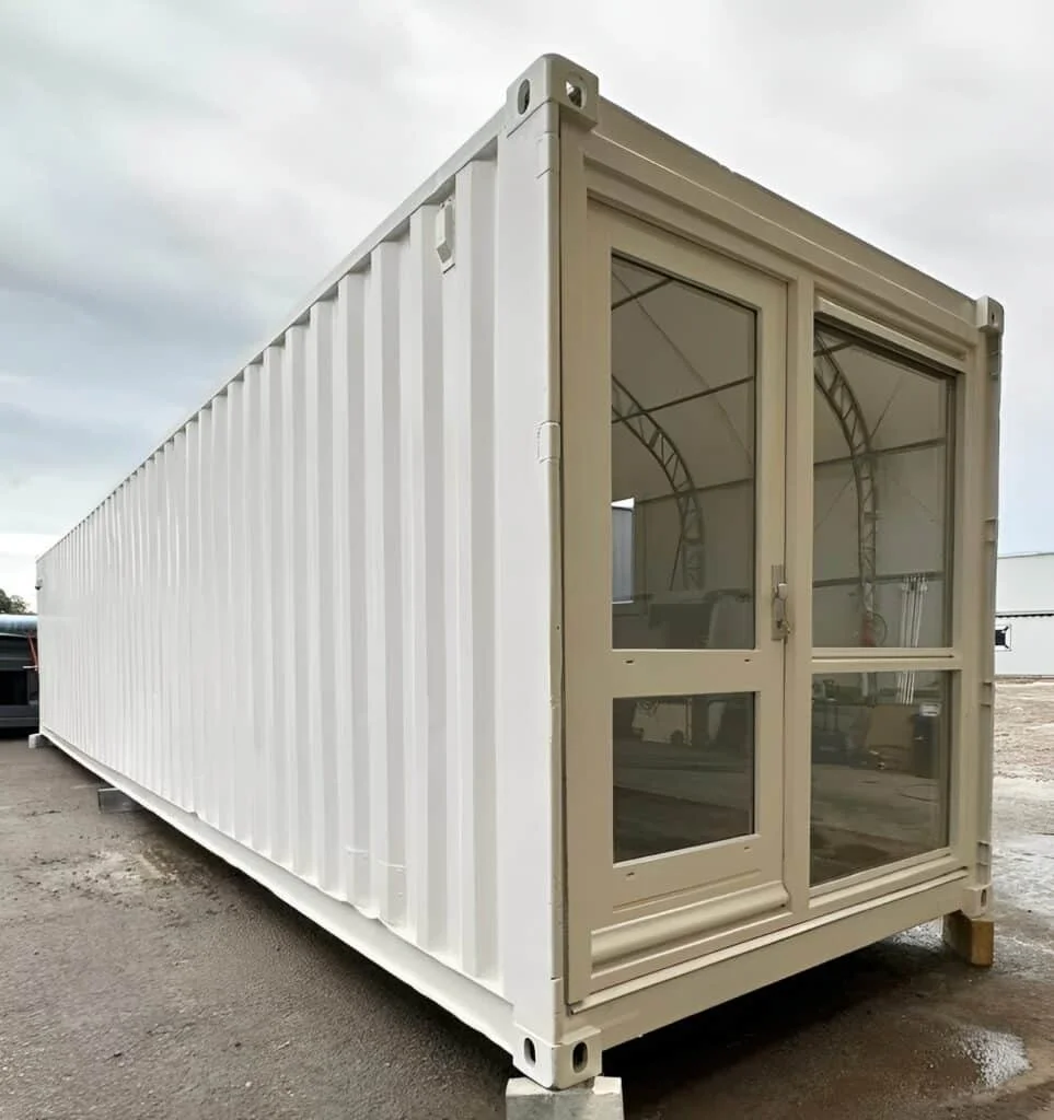 Converted 40ft Shipping Container | Open Plan Office | Portable Container Building - Image 2