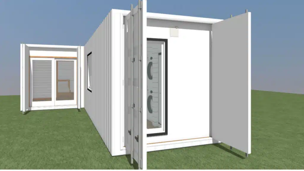 Luxury 2 Bedroom Shipping Container Home | 40ft + 20ft Modern Container House | The Fulton - Image 4