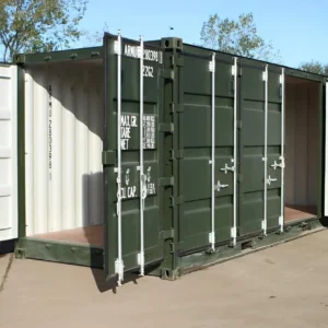 Used 20ft Open Side Shipping Container – Full Side Access Steel Storage Unit